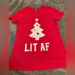 NWOT LIT AF T SHIRT